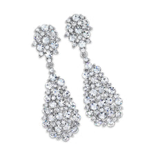 Load image into Gallery viewer, Crystal Cluster Bridal Earrings
