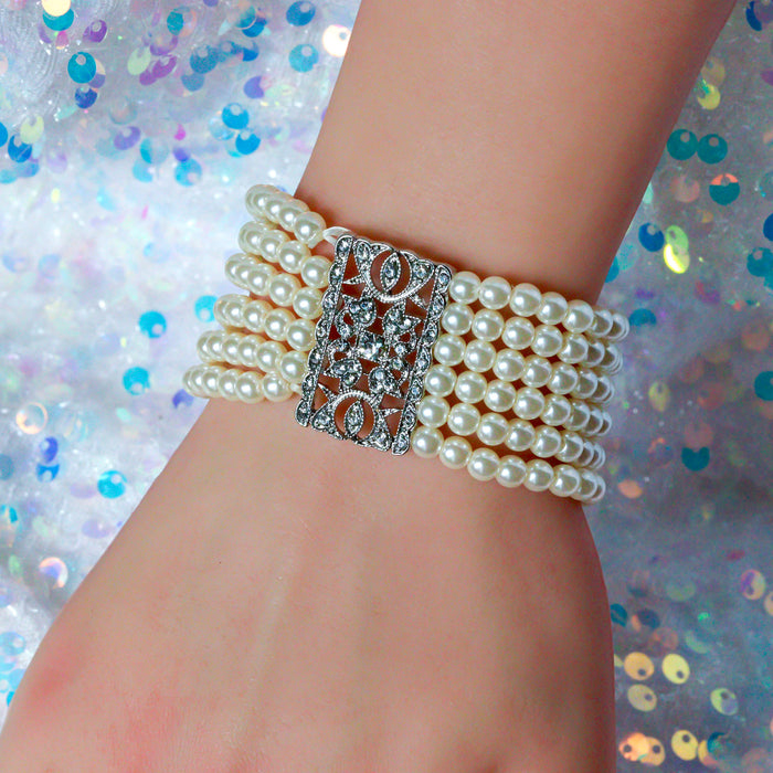 Pearl Vintage Bridal Bracelet