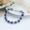 "Something Blue" Sapphire Wedding Bracelet.