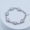 Silver Crystal Wedding Bracelet