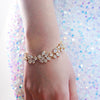 Gold Mosaic Wedding Bracelet