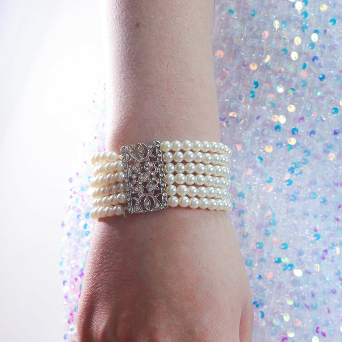 Pearl Vintage Bridal Bracelet