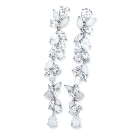 Long Statement Wedding Earrings