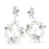 Hand-made Opal and Freshwater Pearl Bridal Earrings
