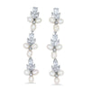 Genuine Freshwater Pearl Dangle Bridal Earrings