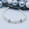 Ivory Pearls & Crystal Bridal Bracelet